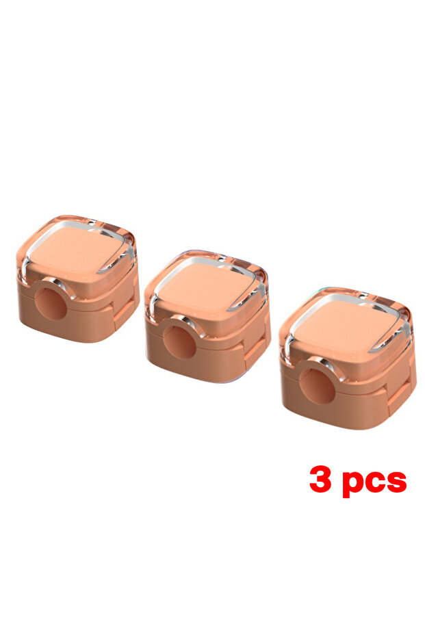 3PCS Orange Magnetic Cable Clips Cable Smooth Adjustable Cord Holder Under Desk Cable Management Cab