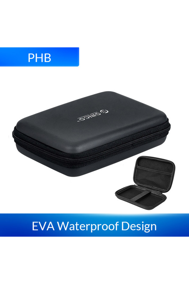 Orico PHB-25-BK ORICO 2.5 Hard Disk Case Portable HDD Protection Bag for External 2.5 inch Hard Driv