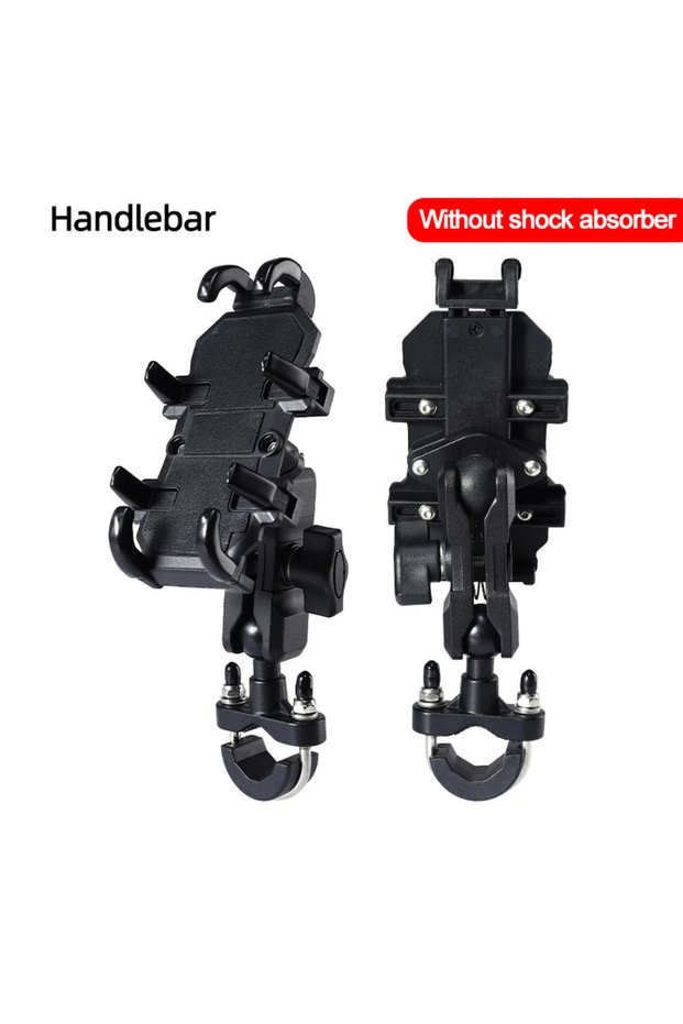 Handlebar Motorcycle Bicycle Phone Holder Aluminum Handlebar Shock Absorption Cycling GPS Bracket fo