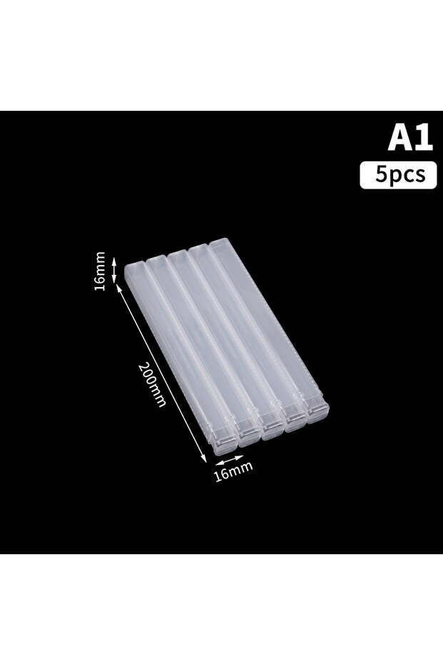 1616200mm 5Pcs Square Telescopic Drill Bit Storage Box - Milling Cutter Packaging Box for Drill Bits