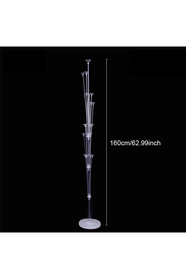 Other 160cm 70/130/160cm Birthday Balloon Stand Kit Balloon Stand With Base And Pole For Wedding Bir