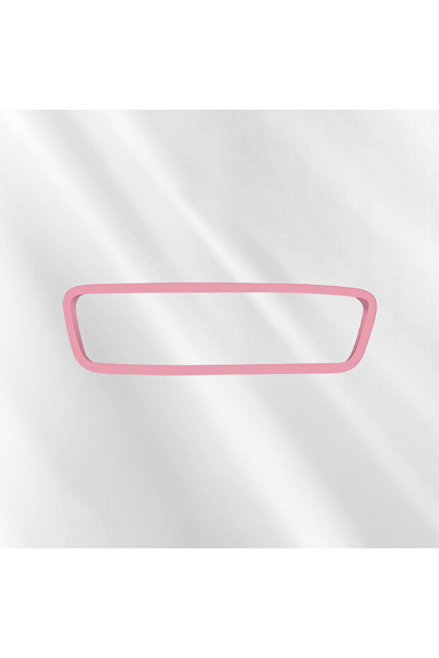 pink Eco-Friendly Silicone Mirror Cover for Tesla Model 3/Y - Anti-Slip Protective Precise Fit - Scr