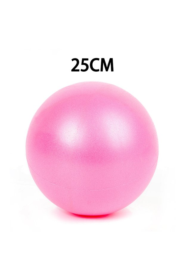 pink-25CM 25cm Pilates Ball Explosion Proof Yoga Core Ball Indoor Balance Fitness Ball Pilates Yoga