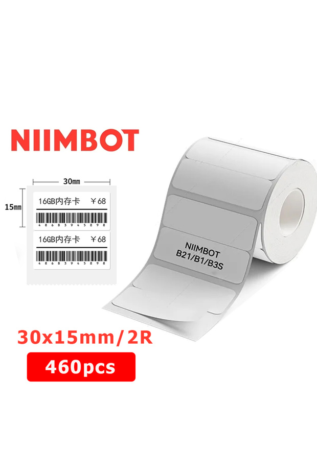 30x15-2R 20-50mm Niimbot B21/B1/B31/B203/B3S Thermal Label Sticker Paper Clothing Tag Commodity Pric