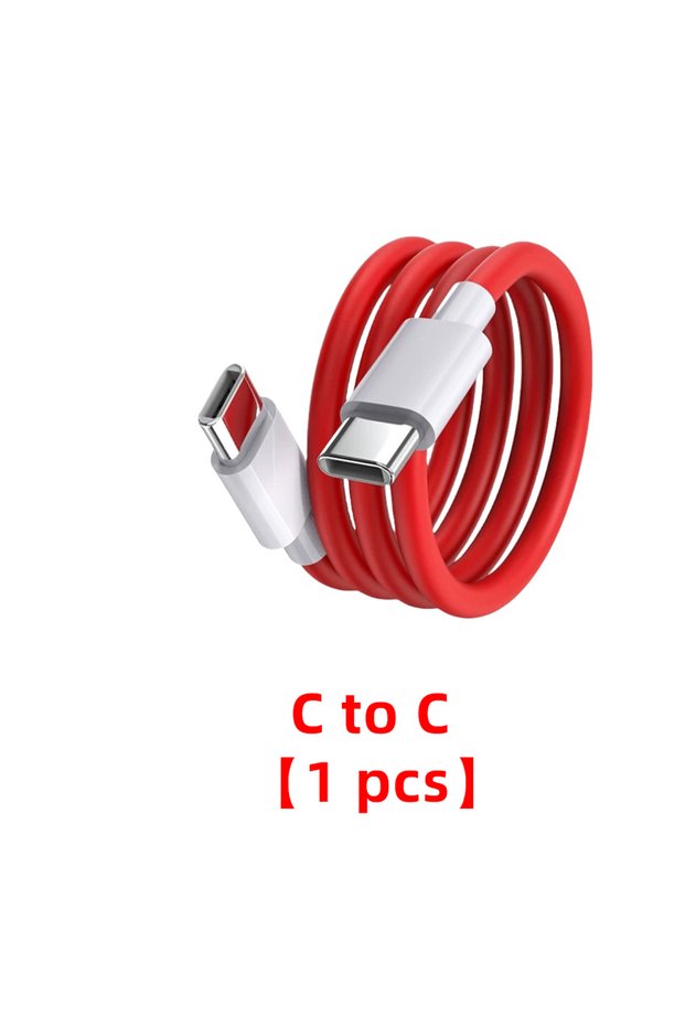 Type-C to Type-C 2m C to C cable 1 pcs Oneplus 13 12 11 Cable Original 80W Supervooc Warp Charge Us