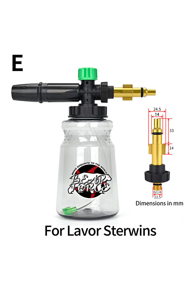 For Lavor Sterwins Pressure Washer Foam Lance Foam Nozzle Car Wash Foam Maker for Karcher Elitech Bo
