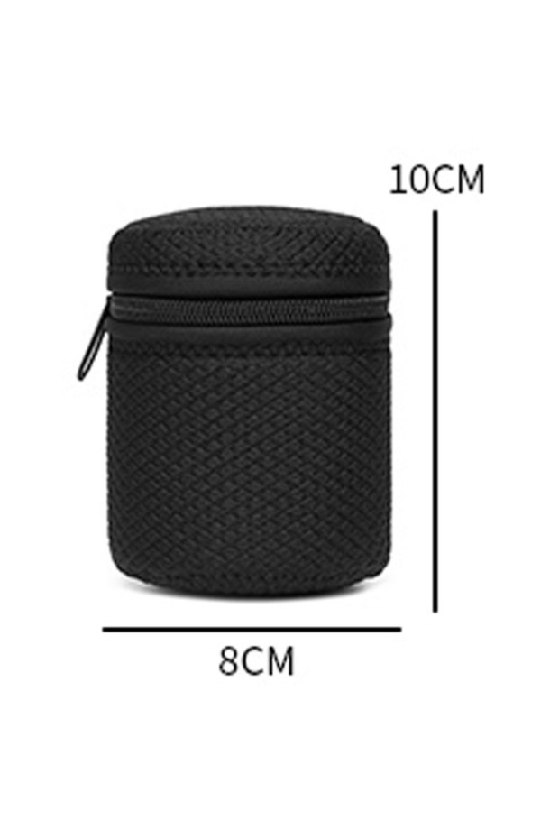 Trumpet Lens Bag Storage Sleeve Protective Cover for Medium-Telephoto Lens in DSLR Camera Inner Comp