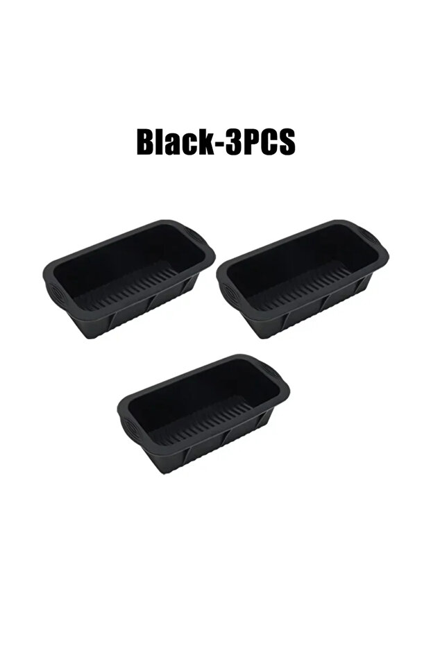 Black-3PC 1/3/5PCS Ice Cube Mold Oversized Silicone Ice Crate Efficient Freezing Ice Bath Large Ice