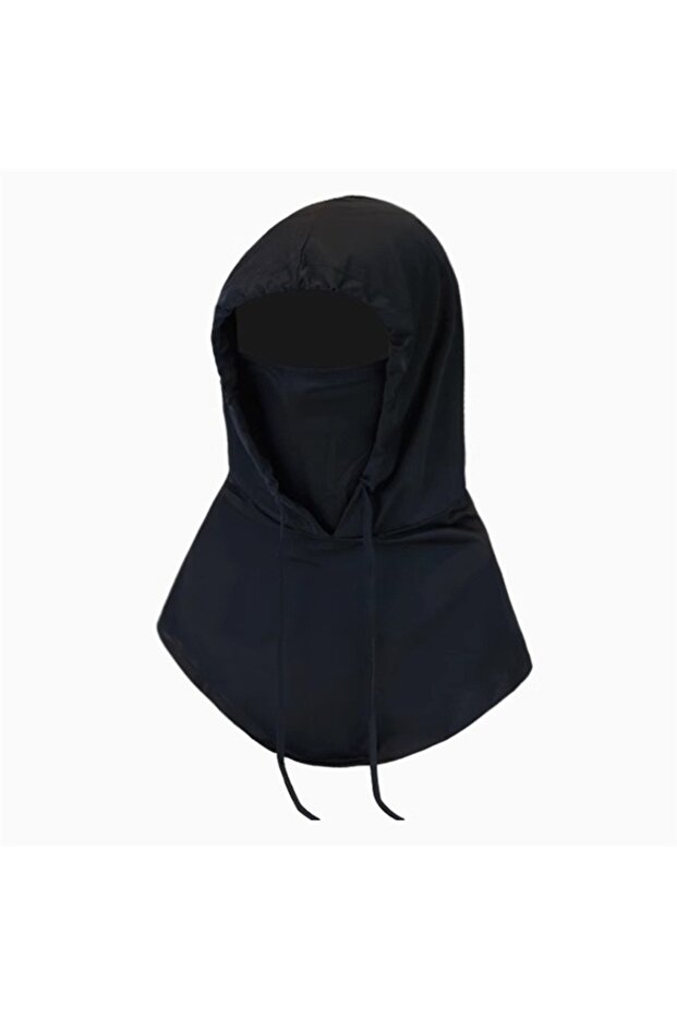 One Size Black 1/2pcs Balaclava Men Women Face Mask Sun/UV Protection Breathable Long Neck Covers fo