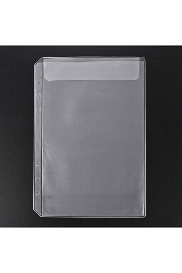 01-storage bag-5pcs A5 6-Hole Strap Storage Clip And Storage Bag Scrapbook Cutting Die Storage Organ