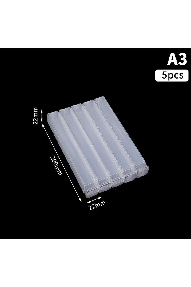 2222200mm 5Pcs Square Telescopic Drill Bit Storage Box - Milling Cutter Packaging Box for Drill Bits
