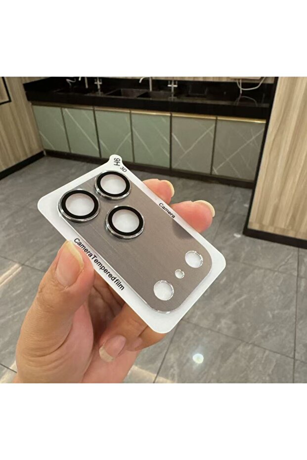 Other For 17Pro Max Grey 1Set Full Cover Metal Camera Protection Glass For IPhone 17 Pro Max Lens Co