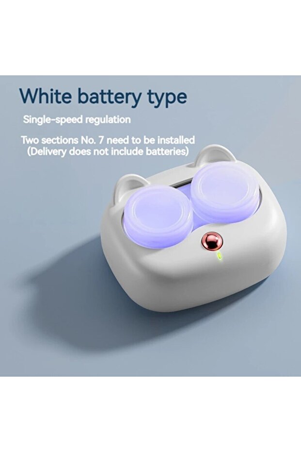 White battery Portable Contact Lens Cleaner High Frequency Vibration Contact Lens Cleaning Case Beau