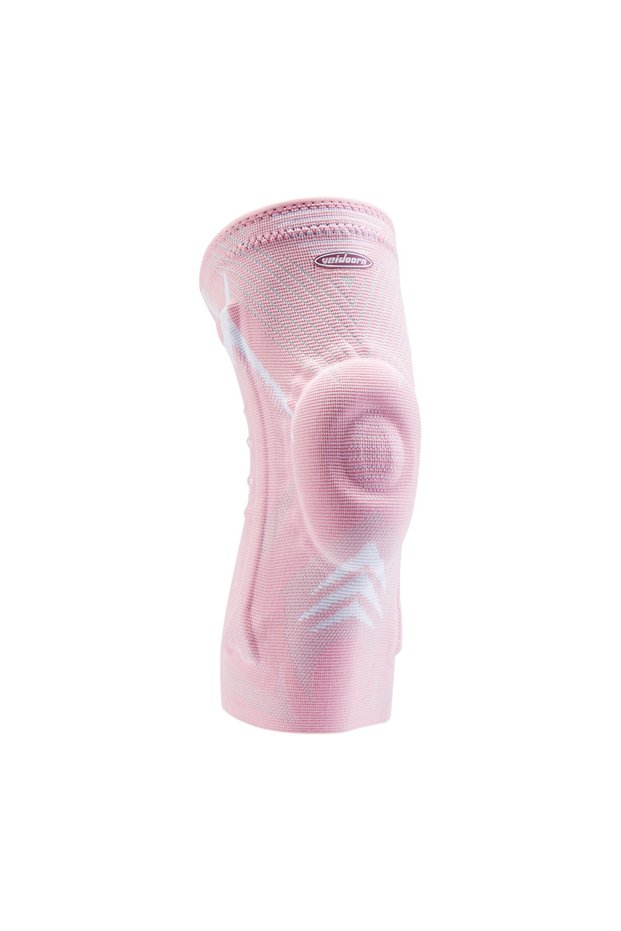 L Pink Veidoorn Professional Knee Brace for Gym Sport Knee Support with Patella Pad Side Stabilizers