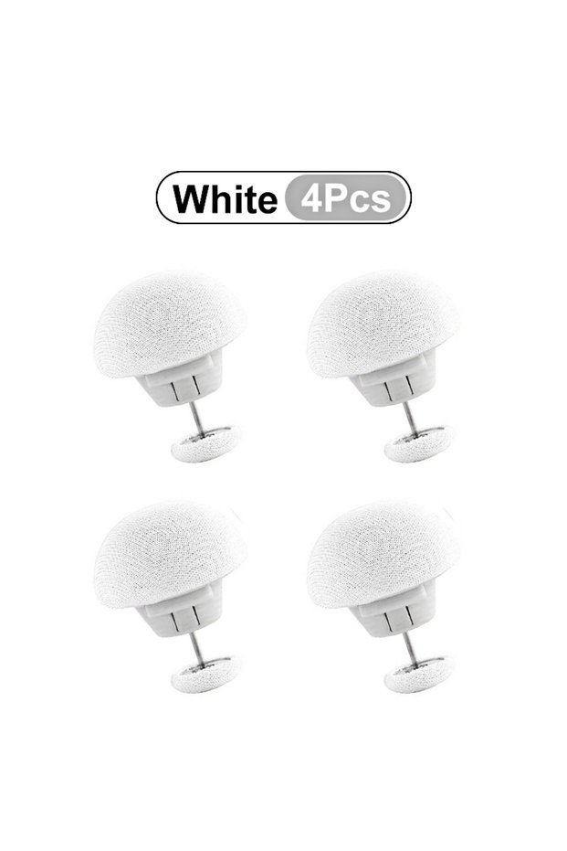 White-4PCS 4-8PCS BedSheet Quilt Clip One Button Unlock Duvet Cover Fastener Clip Anti Slip Blanket
