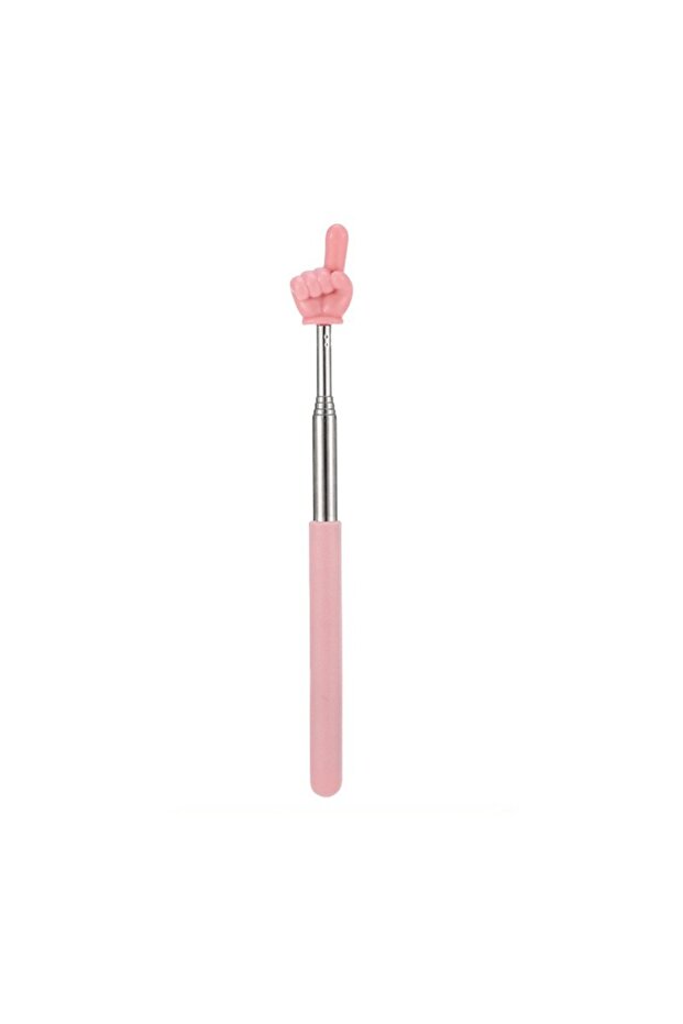 أدوات تعليمية من A-Pink لمعلمي المدارس، عصا تدريس تلسكوبية من الفولاذ المقاوم للصدأ قابلة للسحب.