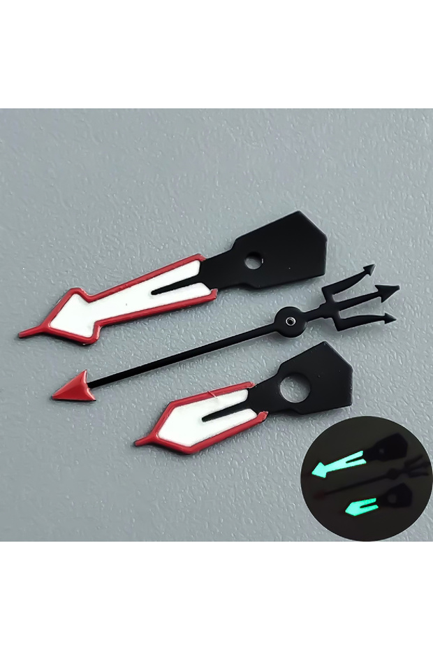 RBW Luxury Modification Accessories 3 Pcs Watch Hands for NH35 NH36 Movement Green Luminous Hands Wa