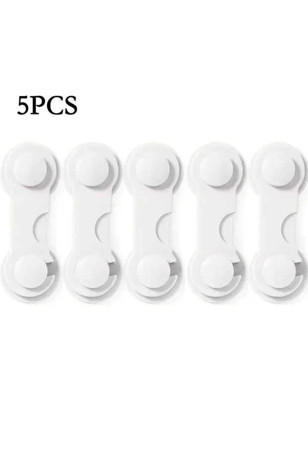 5PCS Short white 2/5PCS Home Baby Safety Multifunctional Drawer Lock Baby Proof Cabinet Locks Child