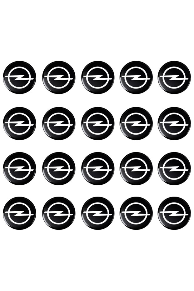 20pcs New metal 14mm Opel Car Remote Key Fob Emblem Badge Radio button Sticker Replacement for Astra