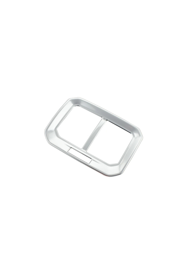 Silver For Volkswagen VW Tiguan L MK2 2016-2023 Stainless Steel Car Cover Rear Trim Air Conditioning