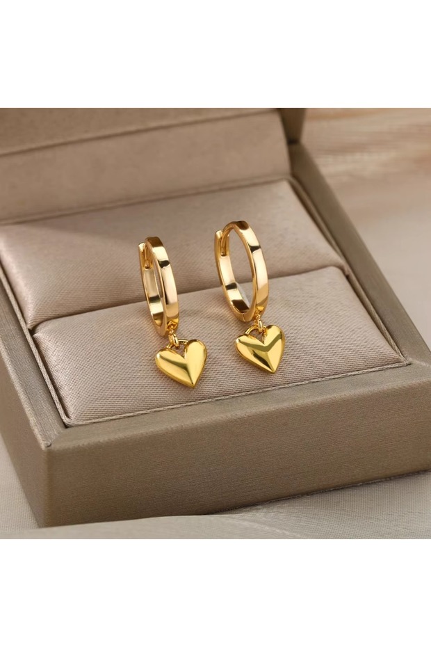 E1900G Crystal Fruit Cherry Drop Earrings For Women Stainless Steel Pink Cherry Earring Femme Fairy
