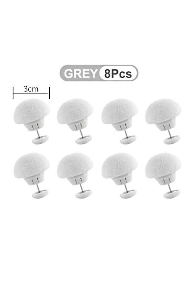 Gray-8PCS 4-8PCS BedSheet Quilt Clip One Button Unlock Duvet Cover Fastener Clip Anti Slip Blanket B