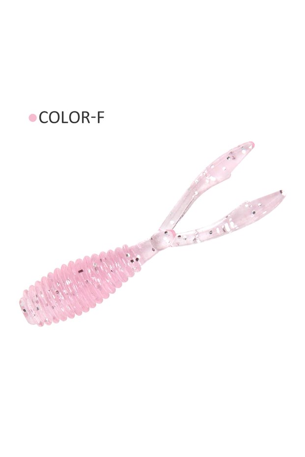 Color-F Spinpoler AJING Soft Fishing Lures Rockfish 10pcs/lot 0.3g 36mm Twin Tail Artificial Wobbler