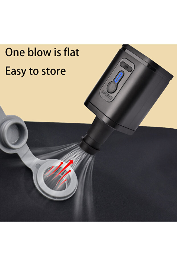D Mini Household Suction Dual Purpose Electric Air Pump Camping Light Portable Outdoor Air Cushion .