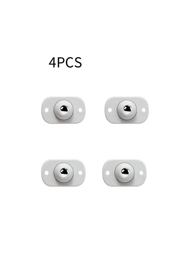 4pcs LA0100C 4/20Pcs Wheels For Furniture Stainless Steel Roller Self Adhesive Caster Home 360 Degre