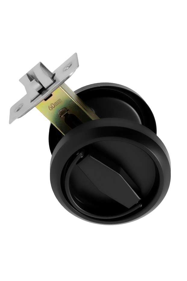 1PCS Type3 304 Stainless Steel Hidden Door Handle Lock Keyless Recessed Door Lock Single Cylinder D