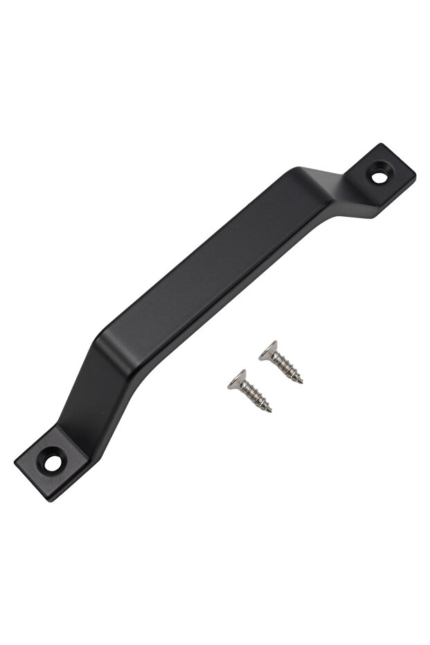 Black without base Barn Door Pull Handle Heavy Duty Black Iron Hot Bed Sliding Gate For Doors Garage