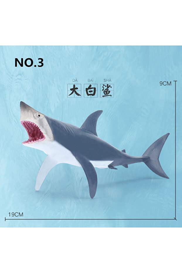 SHARK 12 Styles Simulated Marine Sea Life Whale Shark Model Ocean Animals Dolphin Creative Home Deco