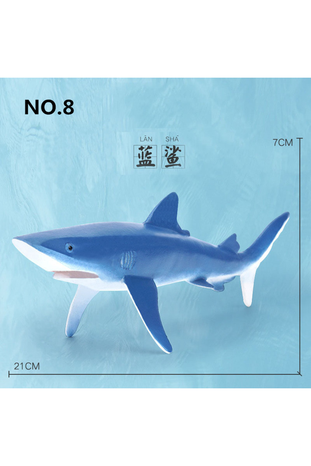 Blue Shark 12 Styles Simulated Marine Sea Life Whale Shark Model Ocean Animals Dolphin Creative Home