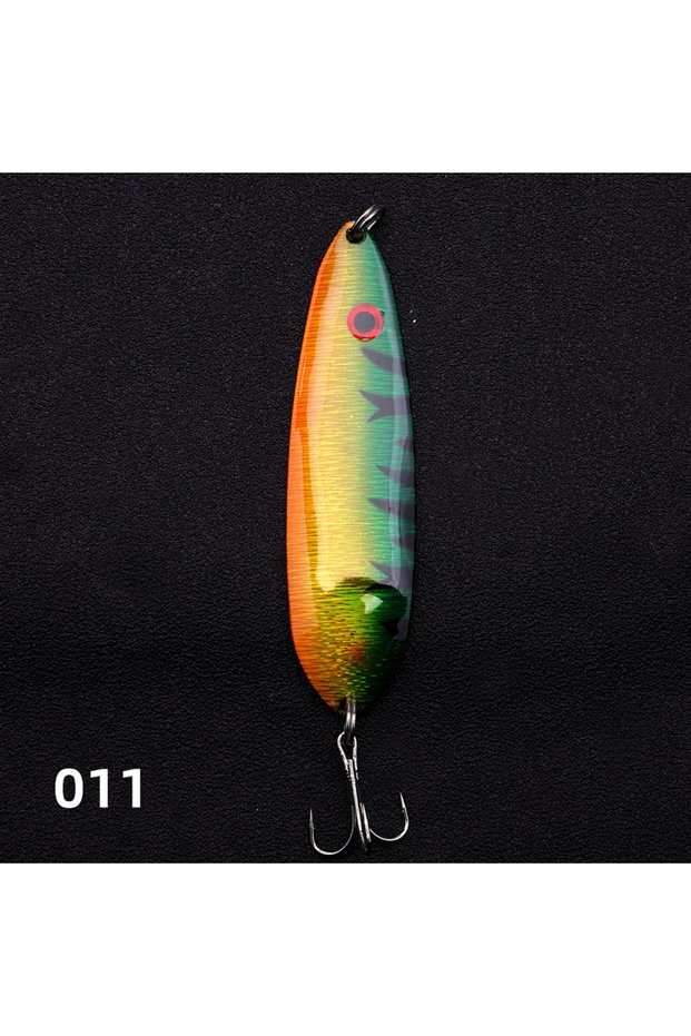 75mm 011 Trout Fishing 75mm/95mm Spoon Artificial Bait Freshwater Spoo Fishing Jigbait Fiahing Flutt