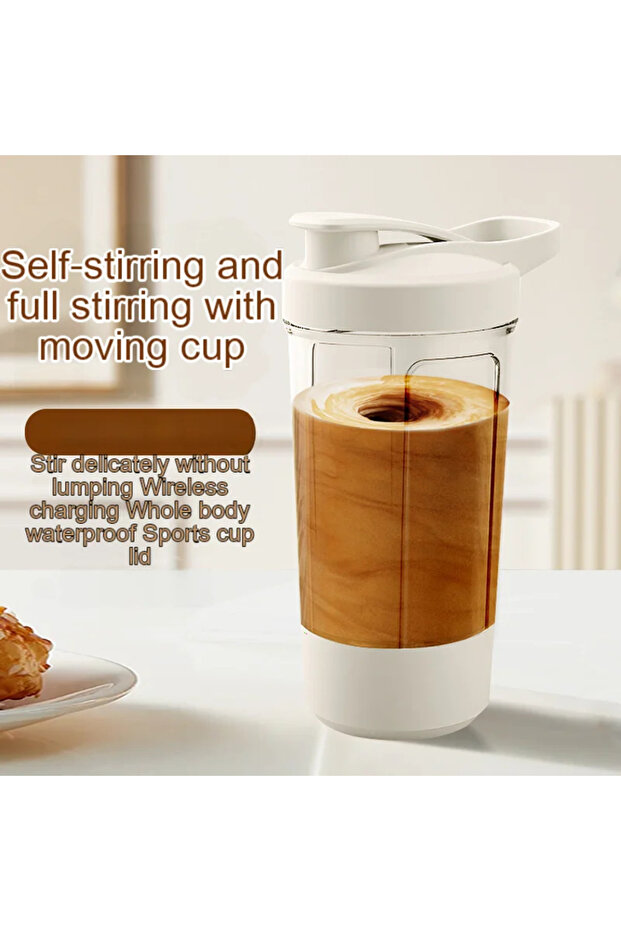 450-650ml White 2026 Portable Electric Blender USB Rechargeable Shaker Cup High Powerful Sport Mixin