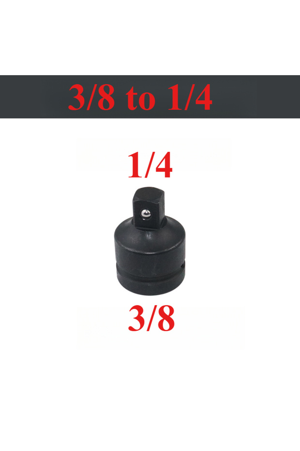 3-8 to 1-4 Socket Convertor Adaptor 1/2 To 3/8 3/8 To 1/4 3/4 To 1/2 Air Wrench Joints Ratchet Drive