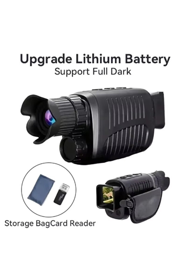 USB black Monocular Night Vision Device 1080P HD Infrared Camera 5X Digital Light Zoom Hunting Teles