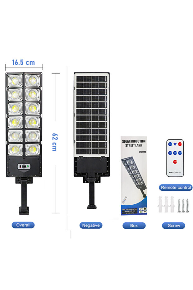 A-8000W 100000LM 8000W/4000W/500W Solar Led Light Outdoor Powerful Outdoor Solar Lamp Motion Sensor