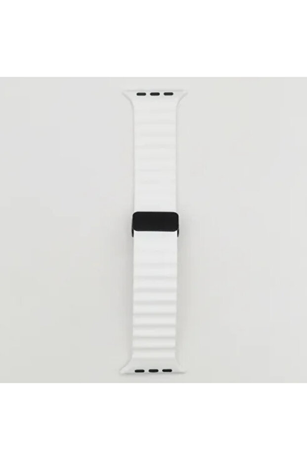 42 44 45 49mm White Silicone Strap For watch band 49mm 45 44 40 41 38 42mm magnetic buckle bracel