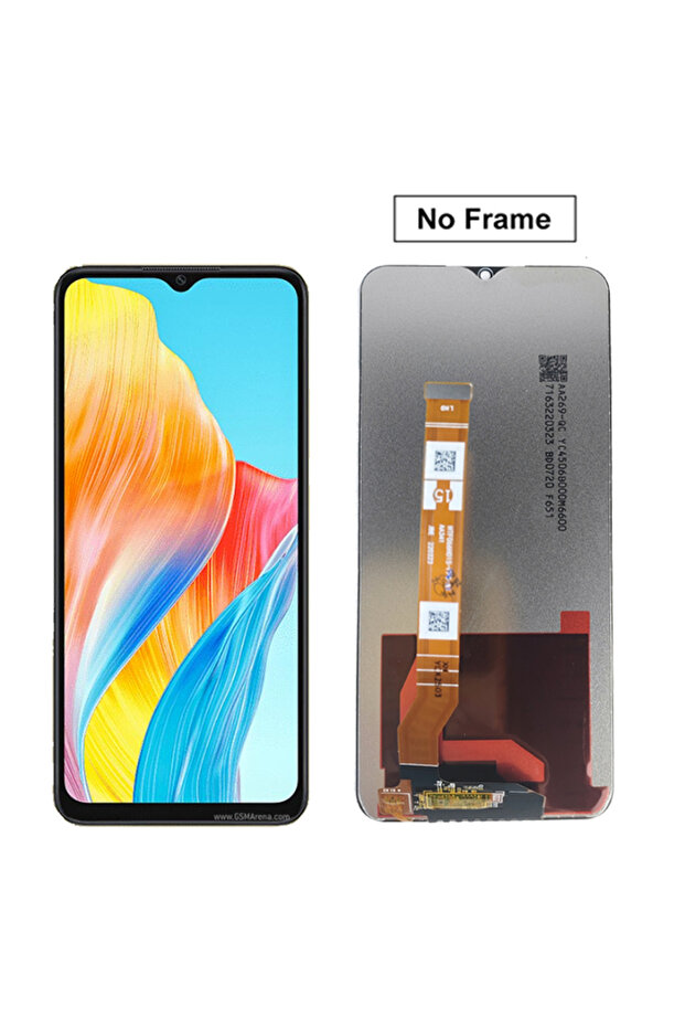 شاشة عرض جديدة بدون إطار لـ A18 CPH2591، شاشة LCD تعمل باللمس مع مجموعة محول رقمي لـ A18 CPH2579
