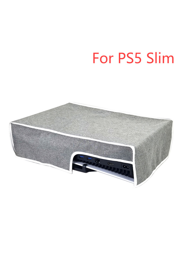 Grey Horizontal Dust Proof Cover For PS5 Game Console Protector Case Anti-scratch Sleeve Protective