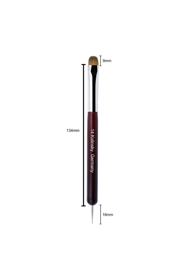 French Brush 14 Professional Salon-Grade French Manicure Brushes with Dotting Tool - High-Quality Ko