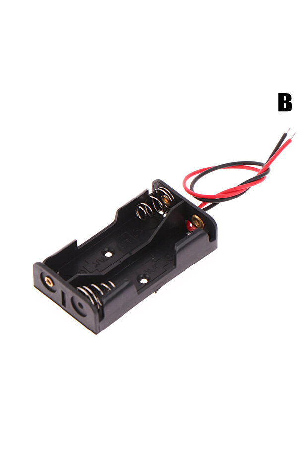 علبة بطاريات AA 3V عدد 2، تحتوي على 1، 2، 3، 4، 5، و6 فتحات، مناسبة لبطاريات AA وLR6 وHR6، مع حامل بطاريات وسلك توصيل.