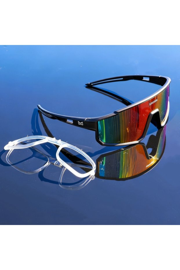 W02-HC-01B-JS MWWlN Cycling Glasses, Universal Windproof Goggles, Hiking and Outdoor Sports for Men