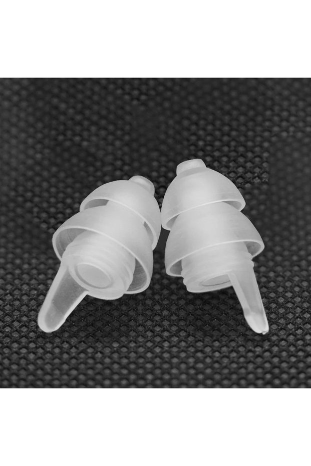 White-05 HUAK High Fidelity Concert Silicone Ear Plugs for Noise Cancelling Reusable Musicians Motor