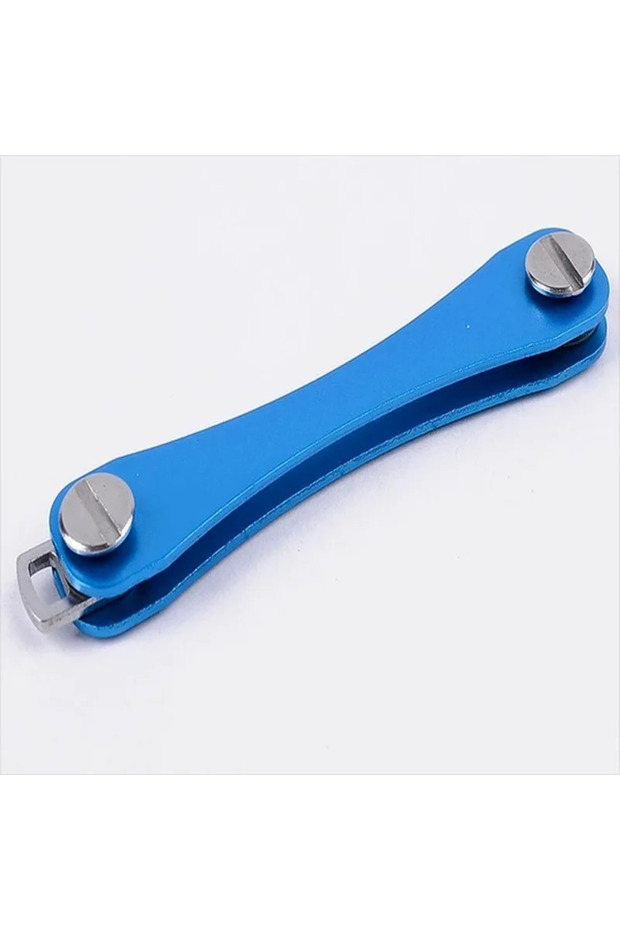 blue Metal Key Clip Key Chain Key Holder Storage Box Home Decoration Sundries Buckle Car Key Chain C