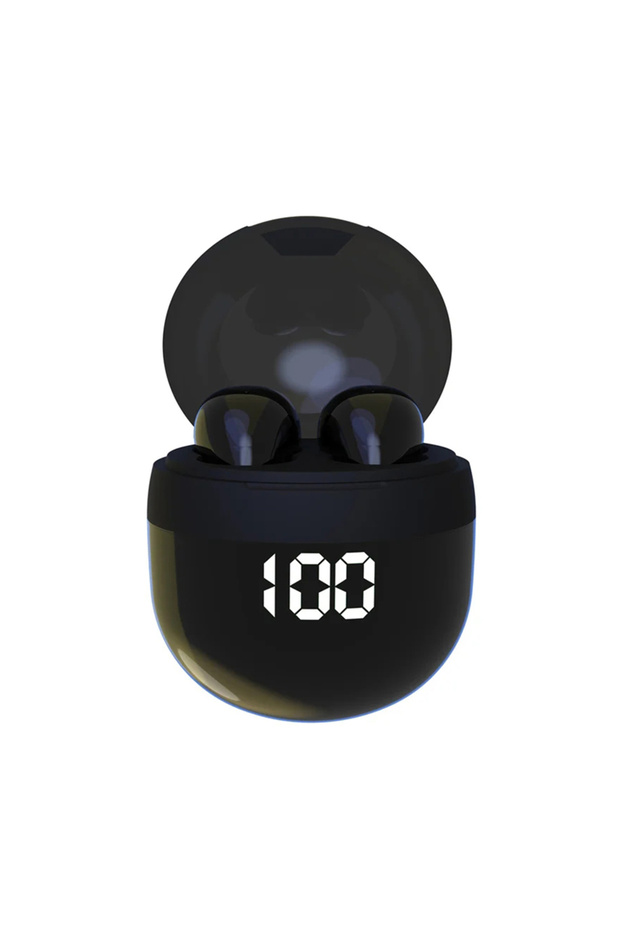 Black Sk18 Mini Headphones Wireless Bluetooth Earphones Sleep Headset With Mic Noise Reduction Heavy