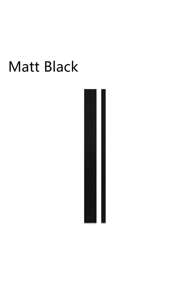 Matt Black Universal Car Hood Cover Sticker Classic Stripes Graphics Styling Vinyl Film Decals Auto