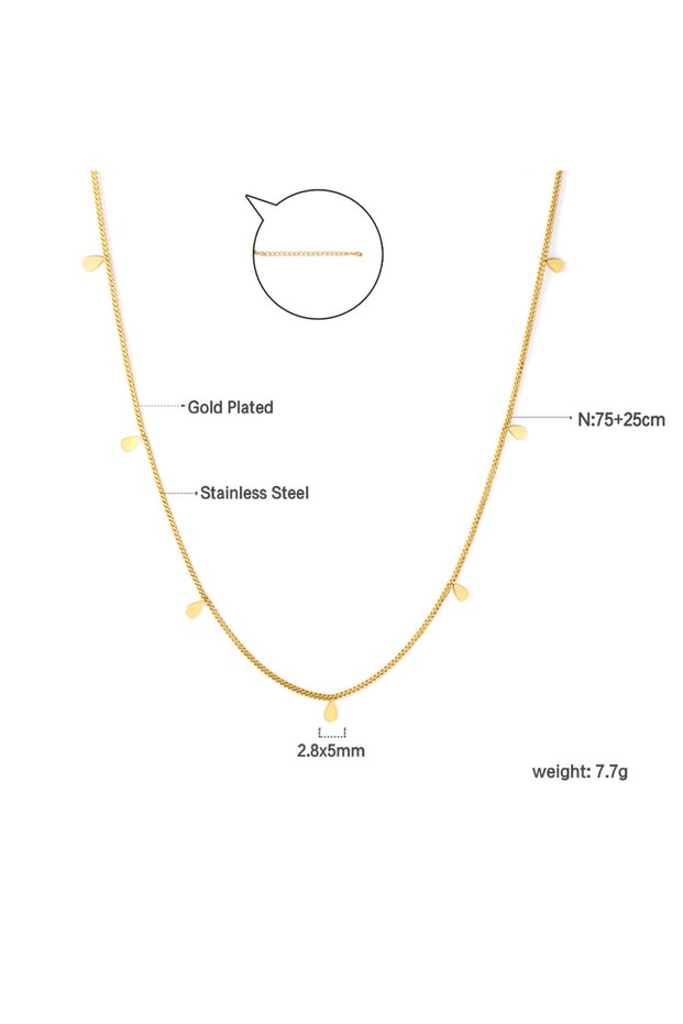 WA100601G LUXUSTEEL Bohemian White Beads Belly Chains for Women Waist Stainless Steel Gold Plated Do
