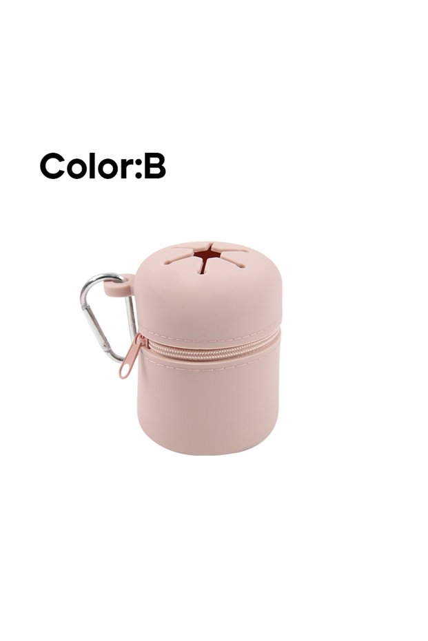 Desert Yellow LETOYO 53g Portable Silicone Trash Storage Bag Silicone Organizer Fishing Accessories